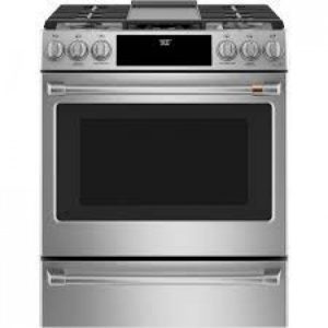 Café 30" / 5.7 Cu. Ft. True Convection 6-Burner Slide-In Dual Fuel Range in Stainless ( CC2S900P2MS1 )