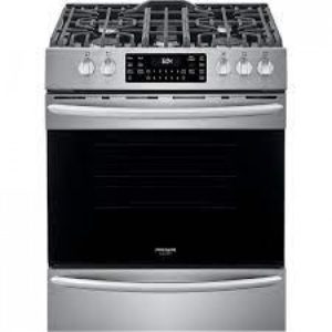 Frigidaire Gallery 30" / 5.6 Cu. Ft. True Convection 5-Burner Gas Air Fry Range in Stainless ( FGGH3047VF )