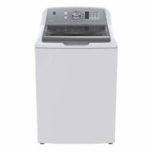 Laveuse Blanche de 5,3 pi? ů Chargement Vertical avec Cuve en Acier Inoxydable *PRODUIT NEUF* GE ( GTW680BMRWS )