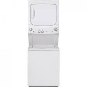 GE Gas 4.4 Cu. Ft. Washer & 5.9 Cu. Ft. Dryer Laundry Centre in White ( GUD27GSSMWW )