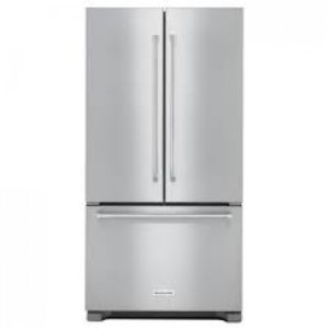 KitchenAid 22 cu.ft. / 36-Inch Counter Depth French Door Refrigerator in Stainless *NEW* ( KRFC302ESS )