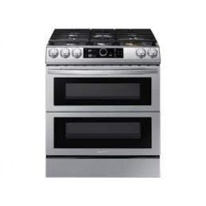 Samsung 30" / 6.3 Cu. Ft. Double Oven Slide-In Dual Fuel Air Fry Range in Stainless *NEW* ( NY63T8751SS )