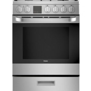 Haier 24-Iinch / 2,9 cu.ft. Freestanding Gaz Range Convection in Stainless *NEW* ( QCGAS740RMSS )