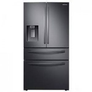 Samsung 22.6 cu. ft. Smart Counter Depth Refrigerator in Fingerprint Resistant Black Stainless Steel ( RF24R7201SG )