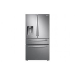 Samsung 28 cu. ft.Capacity 36" width 4-Door French Door Refrigerator Fingerprint Resistant Stainless Steel ( RF28R7201SR )