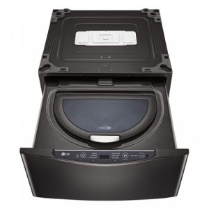 LG 27 in. / 1.1 cu. ft. SideKick Pedestal Washer with TWINWash System Compatibility in Black Stainless ( WD100CB )
