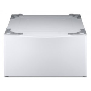 LG 27 In. Laundry Pedestal With Storage Drawer In White ( WDP4W )
